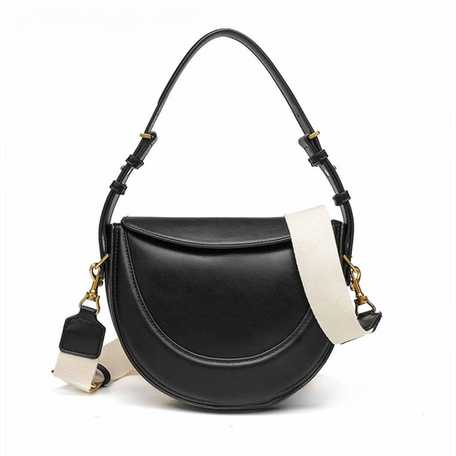 #148.9 Women's new one-shoulder messenger bag with advanced crescent bag